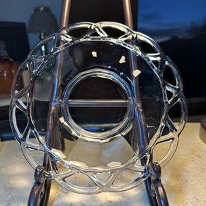 Vintage Imperial Crocheted Edge Plates